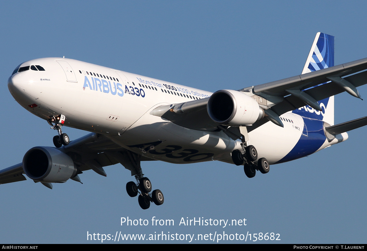 Aircraft Photo of F-WWCB | Airbus A330-203 | Airbus | AirHistory.net #158682