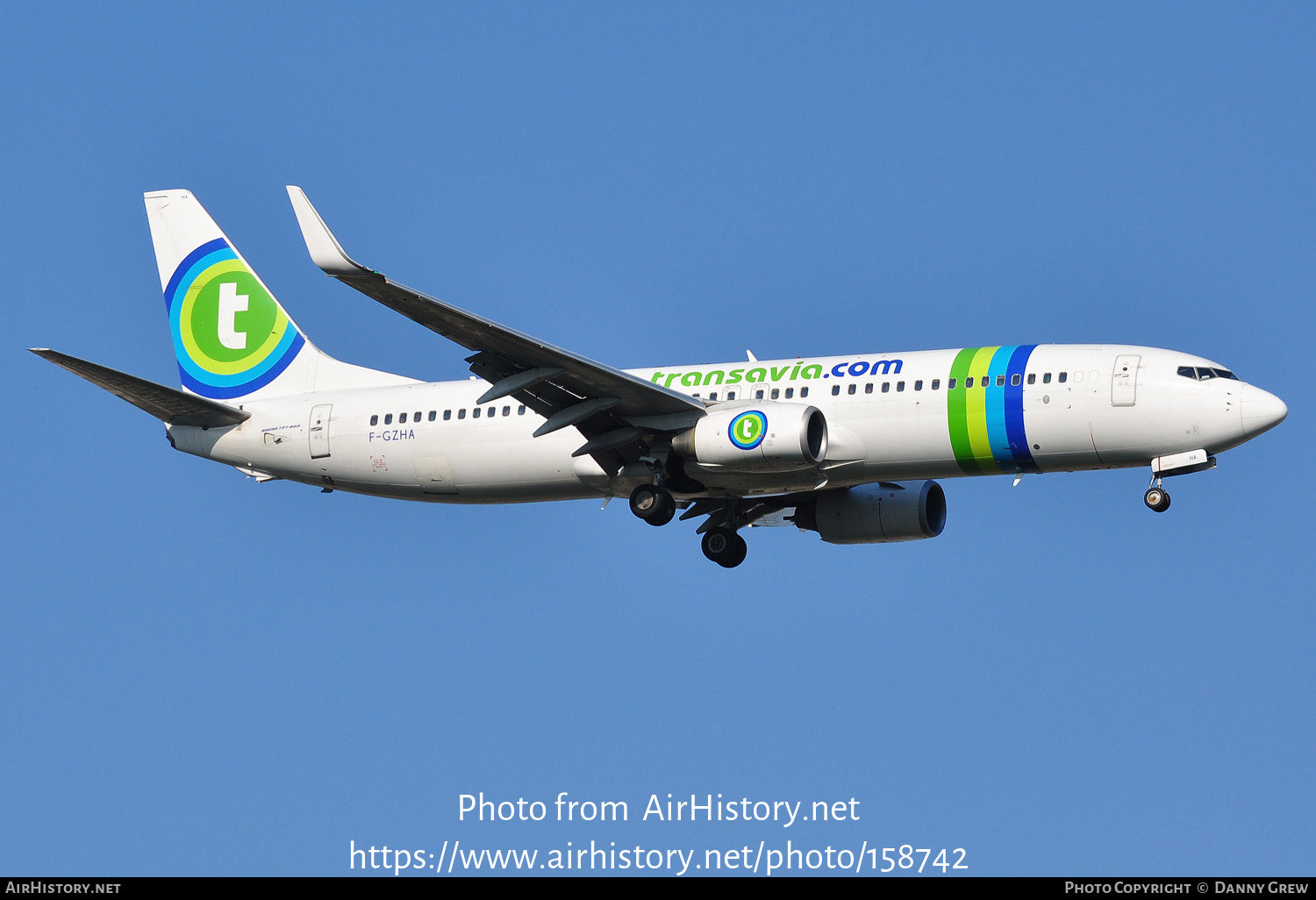 Aircraft Photo of F-GZHA | Boeing 737-8GJ | Transavia | AirHistory.net #158742