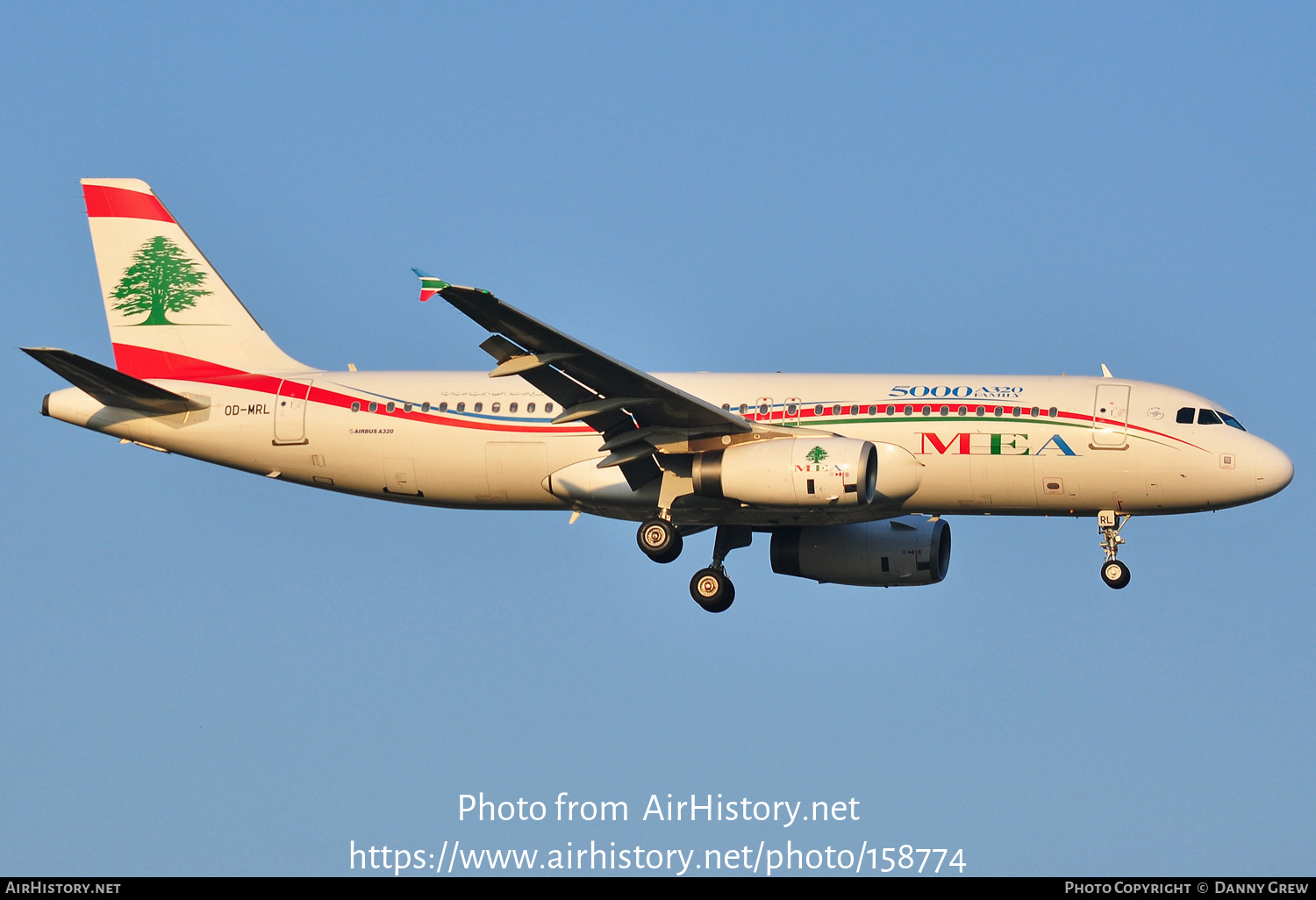 Aircraft Photo of OD-MRL | Airbus A320-232 | MEA - Middle East Airlines | AirHistory.net #158774