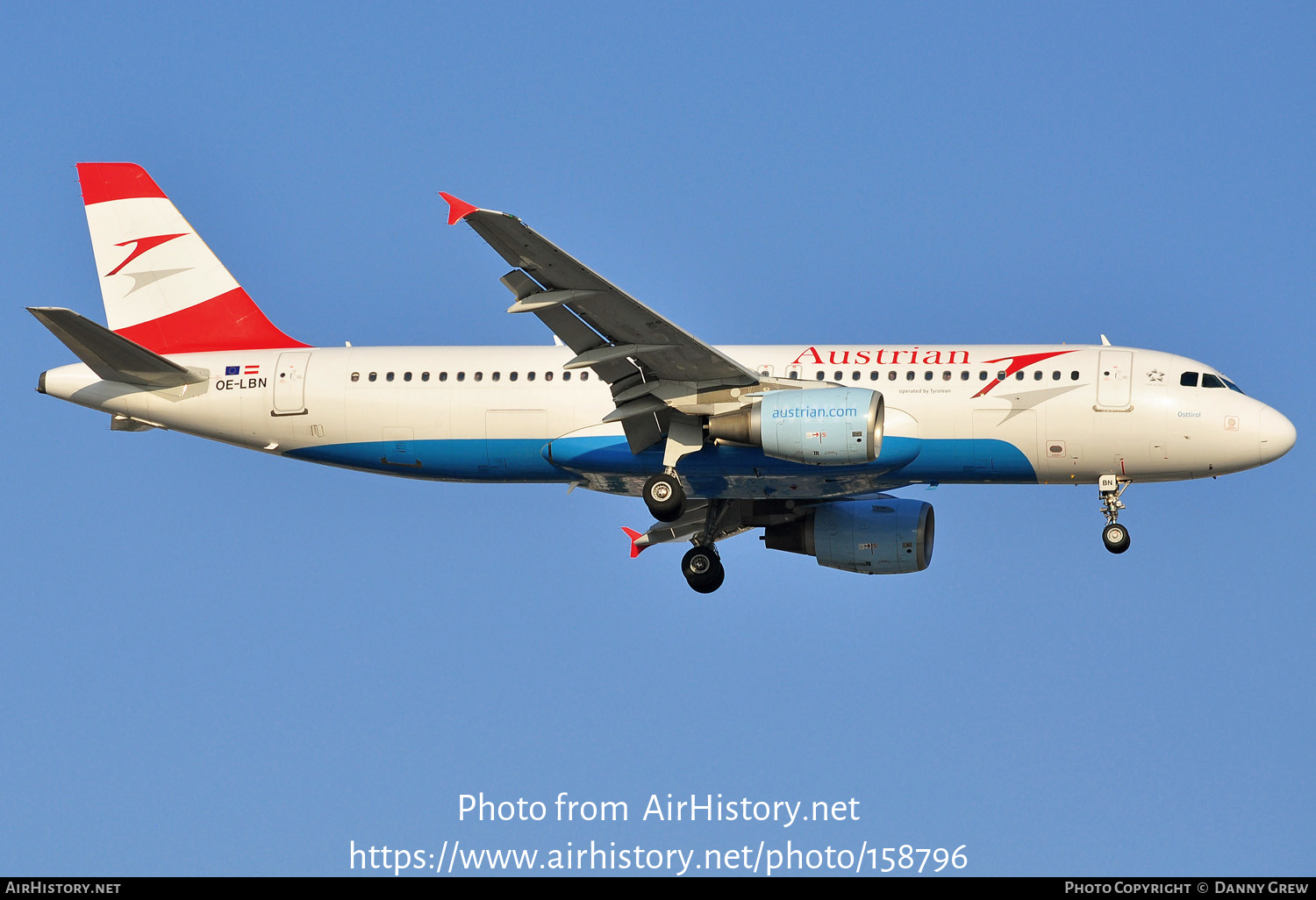 Aircraft Photo of OE-LBN | Airbus A320-214 | Austrian Airlines | AirHistory.net #158796