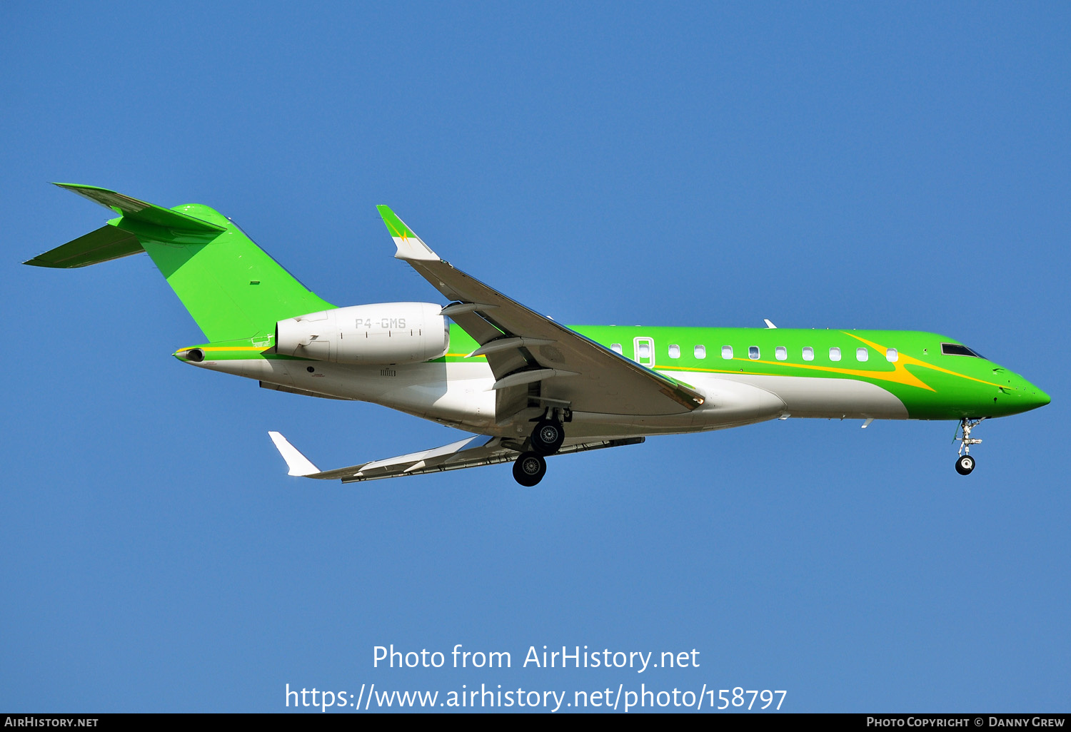 Aircraft Photo of P4-GMS | Bombardier Global Express XRS (BD-700-1A10) | AirHistory.net #158797