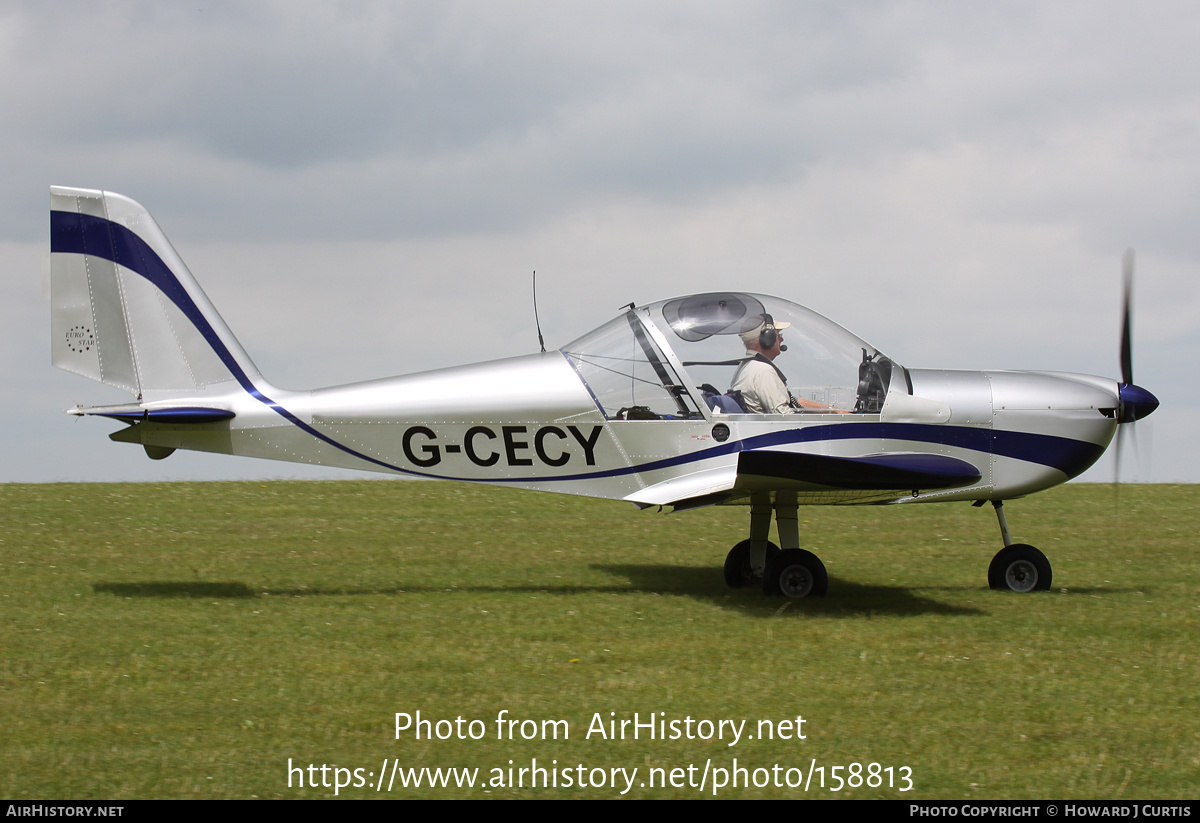 Aircraft Photo of G-CECY | Evektor-Aerotechnik EV-97 Eurostar | AirHistory.net #158813