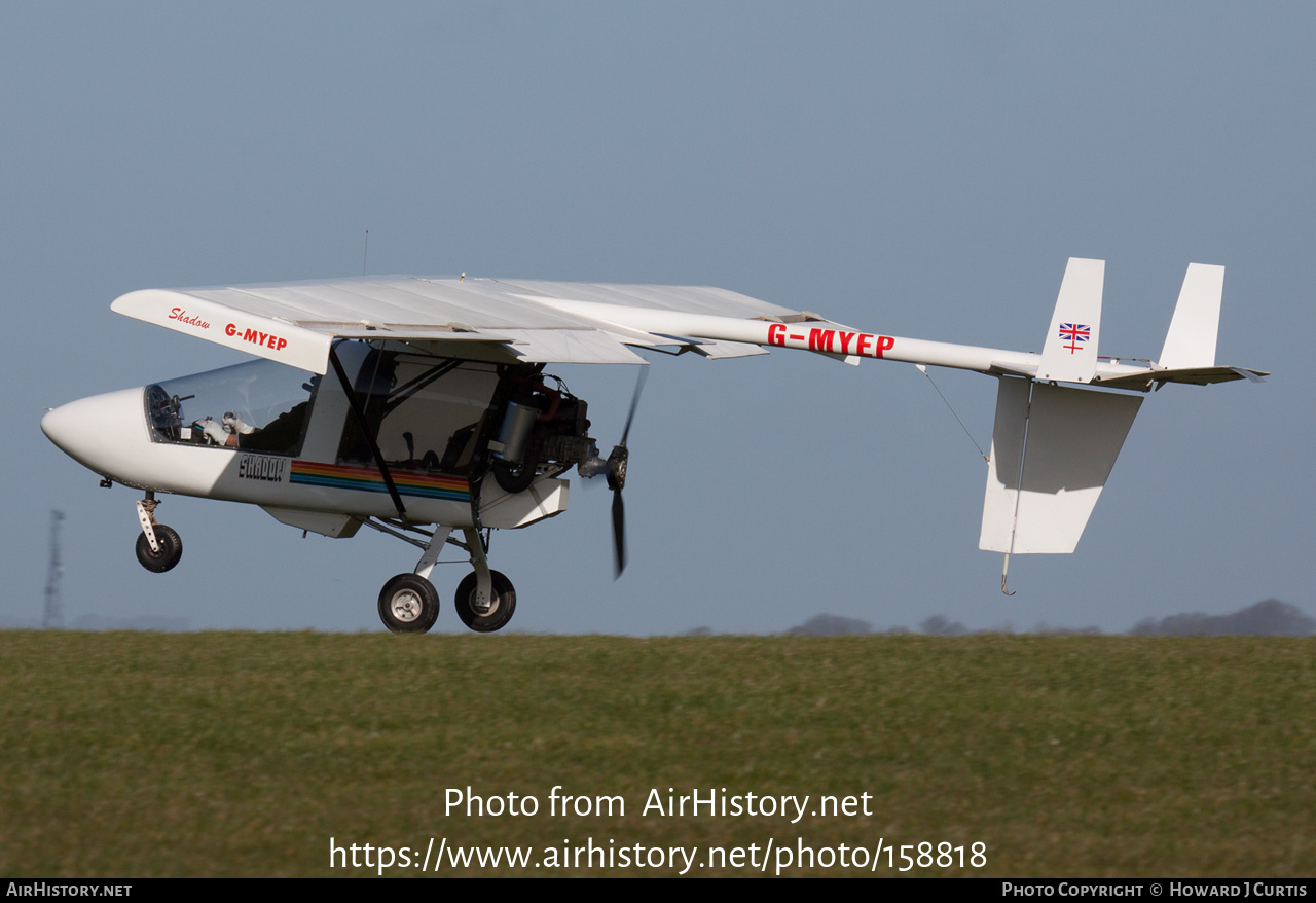 Aircraft Photo of G-MYEP | CFM Shadow CD | AirHistory.net #158818