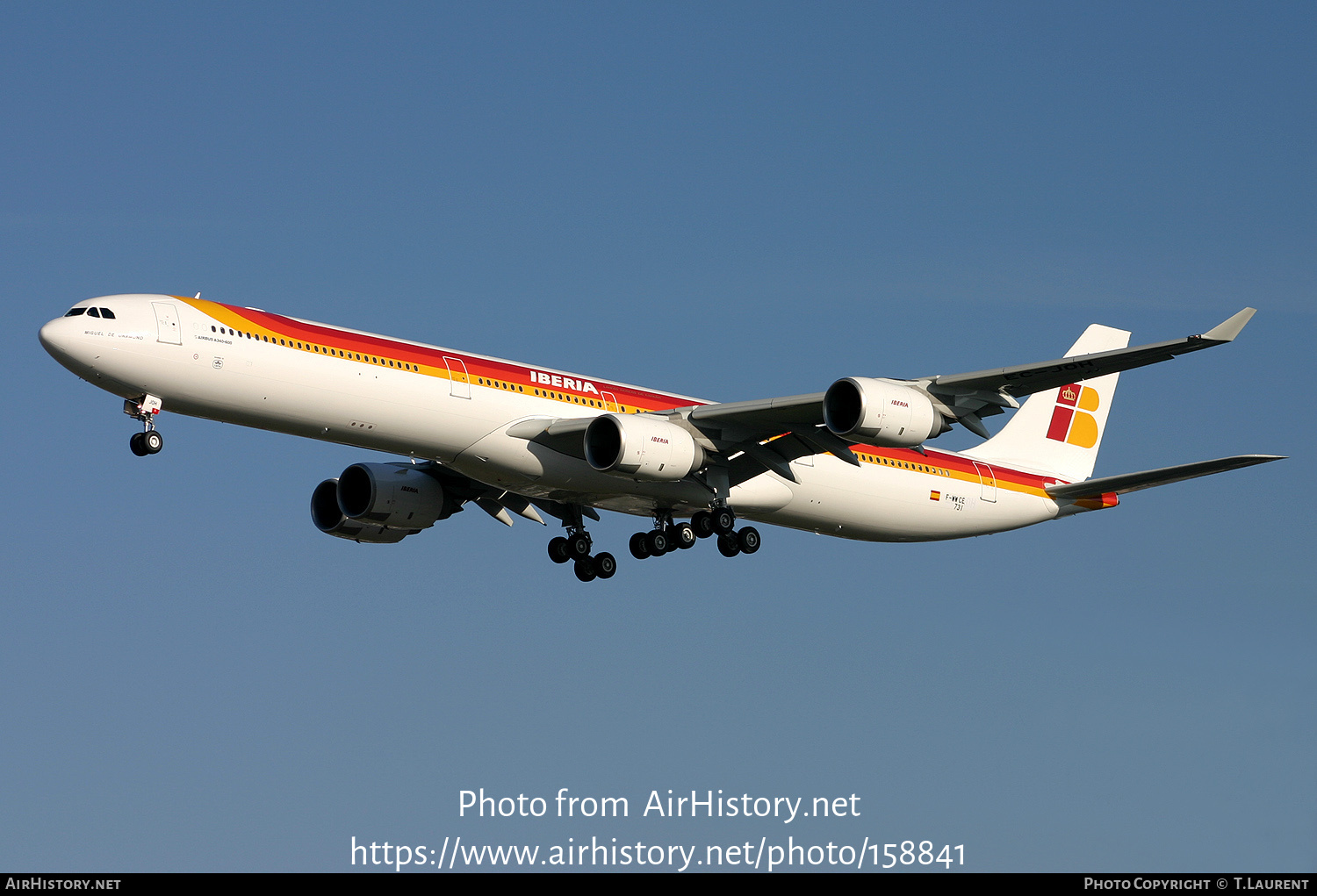 Aircraft Photo of F-WWCE | Airbus A340-642 | Iberia | AirHistory.net #158841