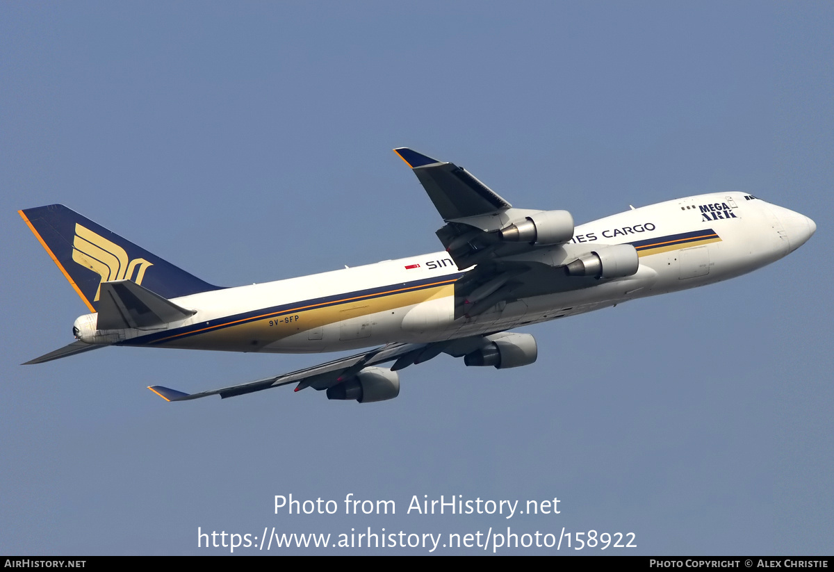 Aircraft Photo of 9V-SFP | Boeing 747-412F/SCD | Singapore Airlines Cargo | AirHistory.net #158922