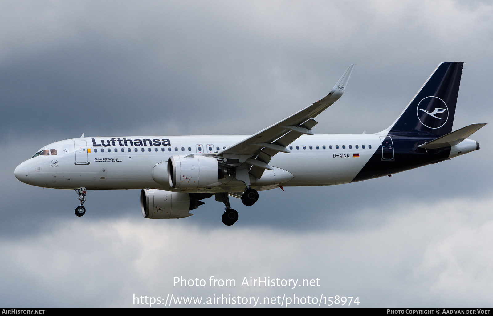 Aircraft Photo of D-AINK | Airbus A320-271N | Lufthansa | AirHistory.net #158974