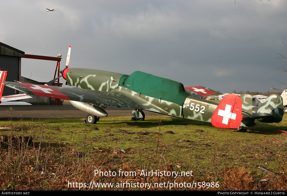 Aircraft Photo of G-DORN / C-552 | F+W C-3605 | Switzerland - Air Force | AirHistory.net #158986