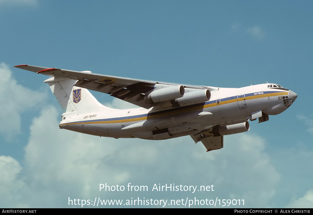 Aircraft Photo of UR-76413 | Ilyushin Il-76MD | Ukraine - Air Force | AirHistory.net #159011