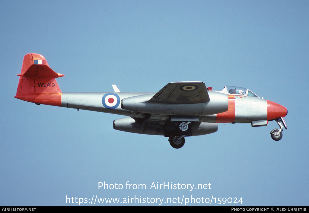 Aircraft Photo of WL419 | Gloster Meteor T7 (Mod) | UK - Air Force | AirHistory.net #159024