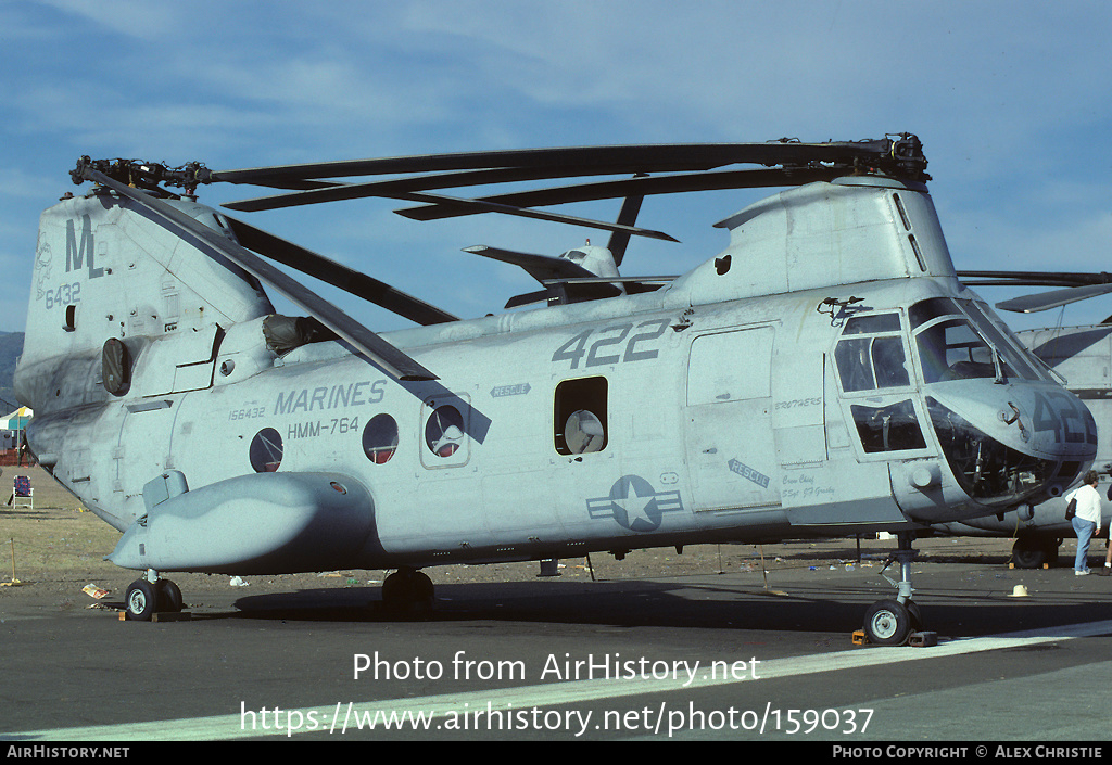 Aircraft Photo of 156432 | Boeing Vertol CH-46E Sea Knight | USA - Marines | AirHistory.net #159037