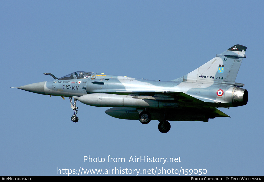 Aircraft Photo of 88 | Dassault Mirage 2000C | France - Air Force | AirHistory.net #159050