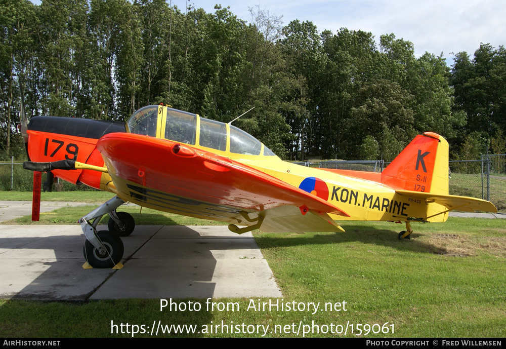 Aircraft Photo of PH-ACG | Fokker S.11-1 Instructor | Netherlands - Navy | AirHistory.net #159061