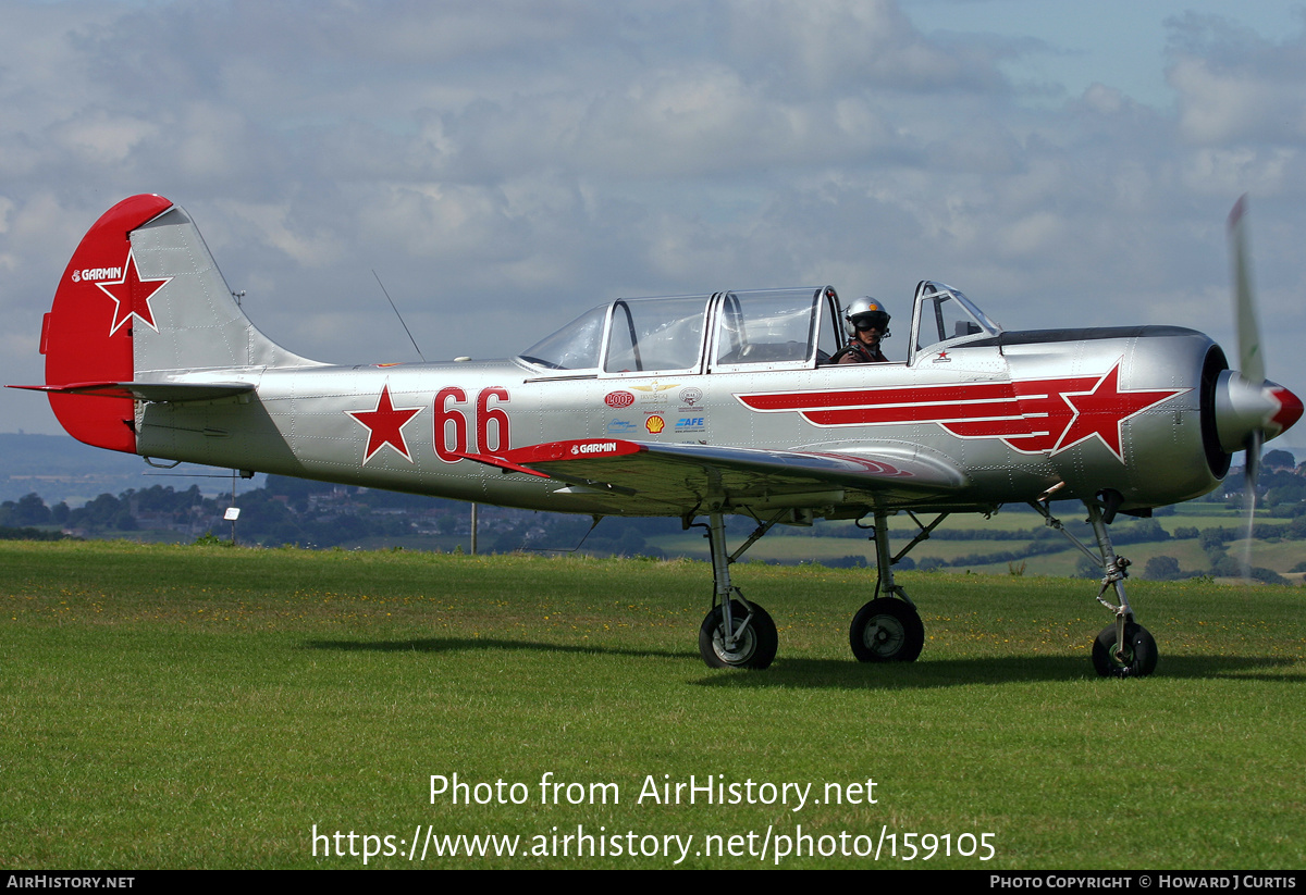 Aircraft Photo of G-YAKN | Yakovlev Yak-52 | Soviet Union - Air Force | AirHistory.net #159105