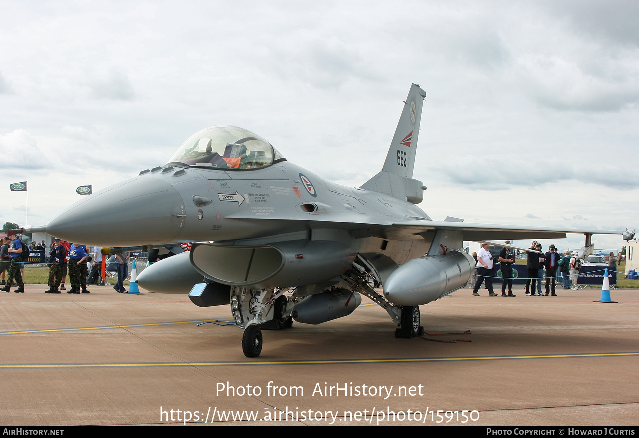 Aircraft Photo of 662 | General Dynamics F-16AM Fighting Falcon ...