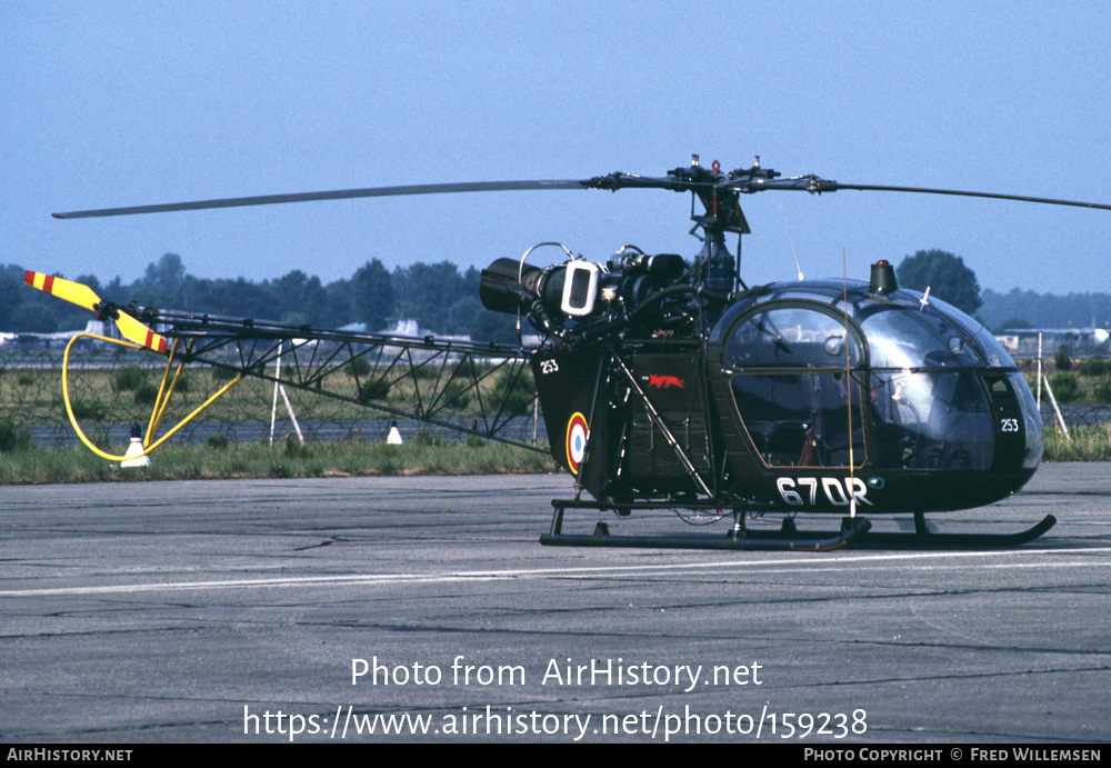 Aircraft Photo of 253 | Sud SE-3130 Alouette II | France - Air Force | AirHistory.net #159238