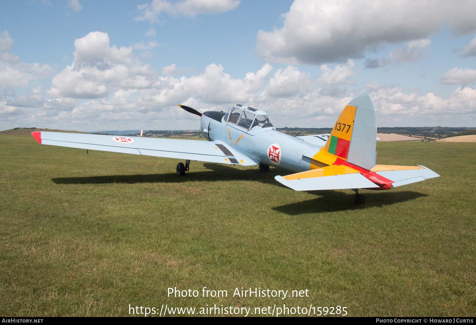 Aircraft Photo of G-BARS / 1377 | De Havilland DHC-1 Chipmunk Mk22 | Portugal - Air Force | AirHistory.net #159285