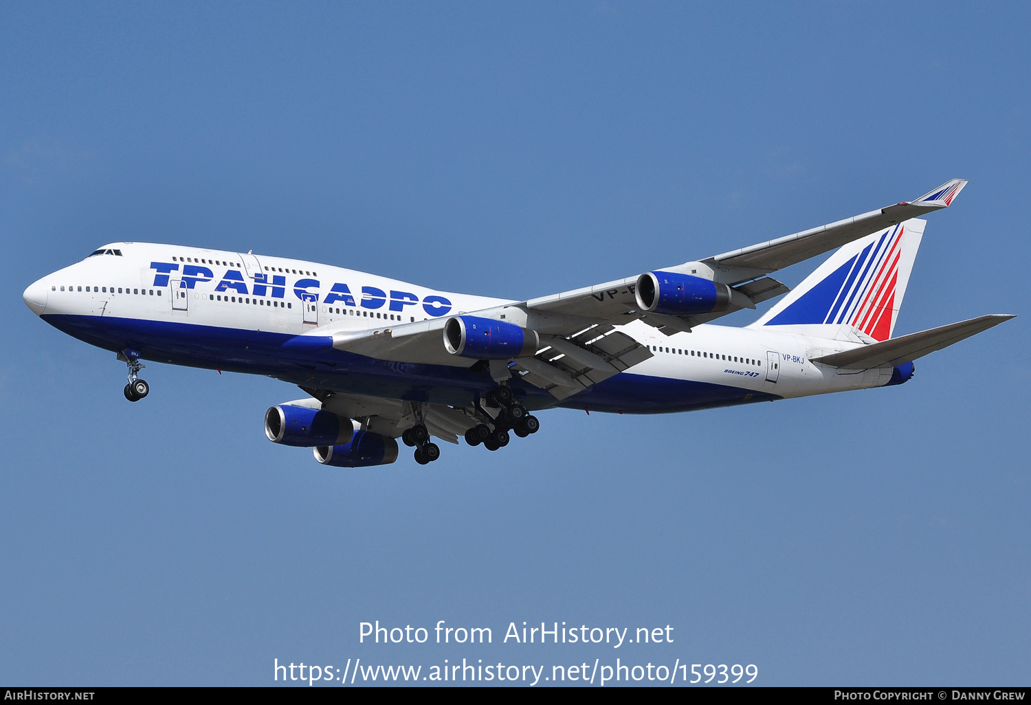 Aircraft Photo of VP-BKJ | Boeing 747-444 | Transaero Airlines | AirHistory.net #159399