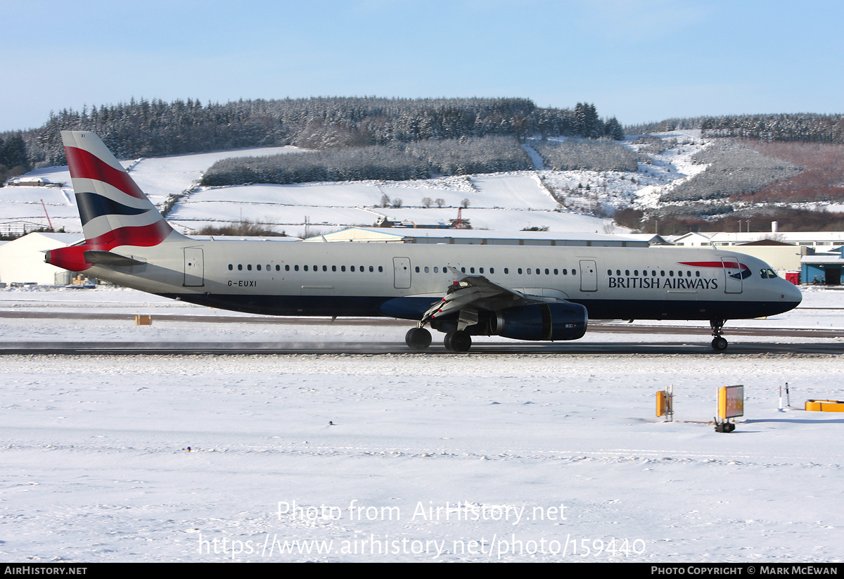 Aircraft Photo of G-EUXI | Airbus A321-231 | British Airways | AirHistory.net #159440