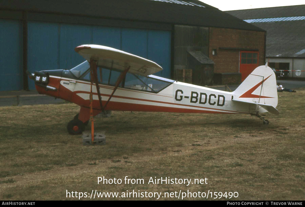 Aircraft Photo of G-BDCD | Piper J-3C-65 Cub | AirHistory.net #159490