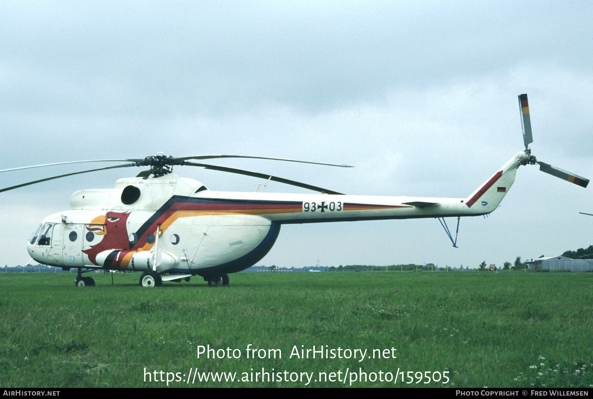 Aircraft Photo of 9303 | Mil Mi-8T | Germany - Air Force | AirHistory.net #159505