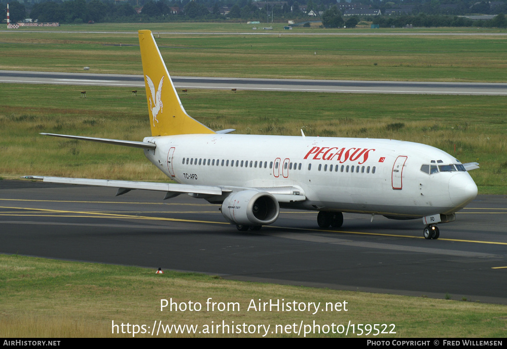 Aircraft Photo of TC-APD | Boeing 737-42R | Pegasus Airlines | AirHistory.net #159522