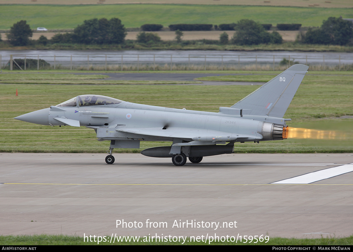 Aircraft Photo of ZK344 | Eurofighter EF-2000 Typhoon FGR4 | UK - Air Force | AirHistory.net #159569