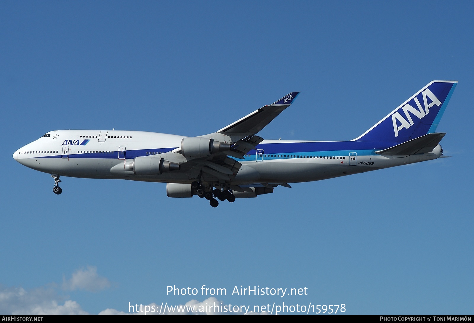 Aircraft Photo of JA8098 | Boeing 747-481 | All Nippon Airways - ANA | AirHistory.net #159578