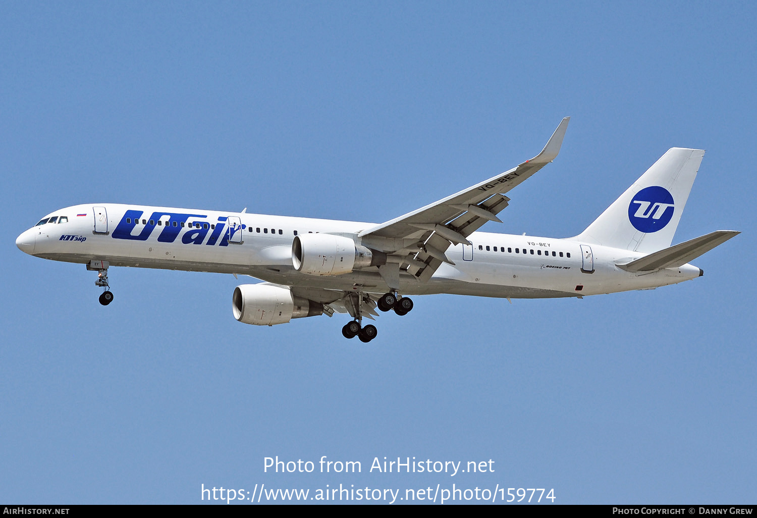 Aircraft Photo of VQ-BEY | Boeing 757-2Q8 | UTair | AirHistory.net #159774