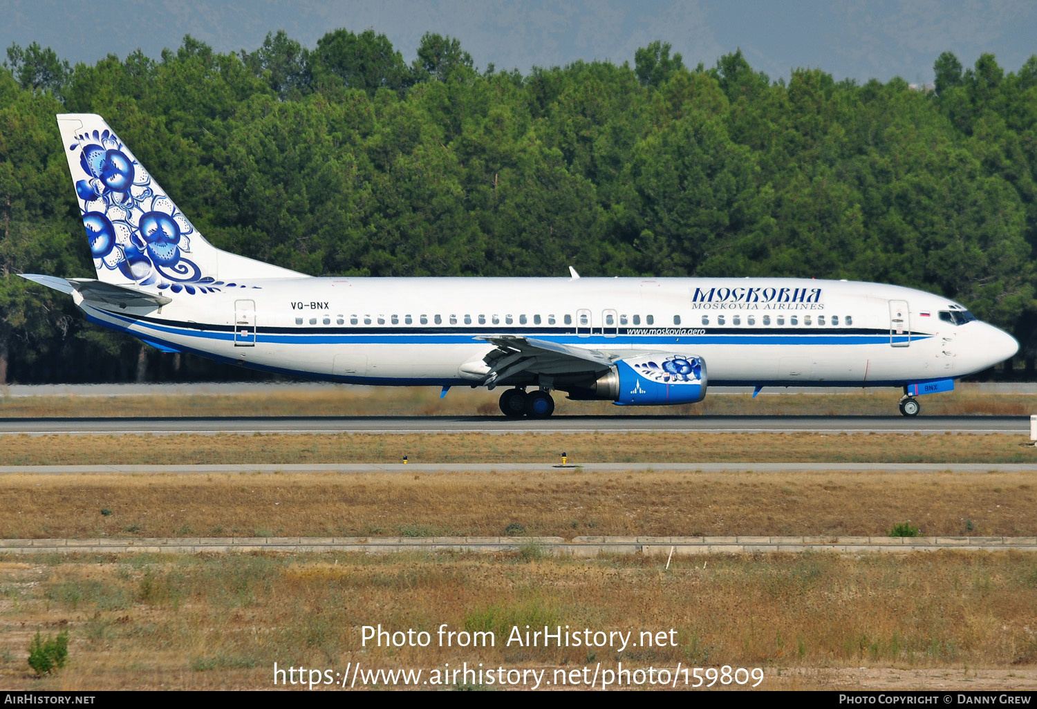 Aircraft Photo of VQ-BNX | Boeing 737-484 | Moskovia Airlines | AirHistory.net #159809