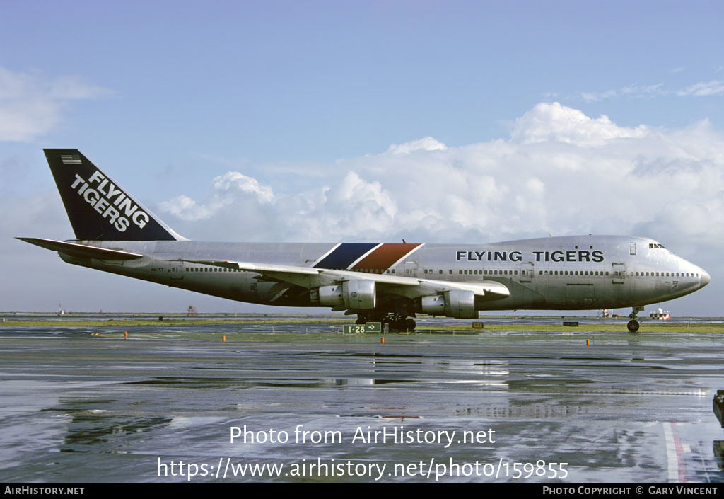 Aircraft Photo of N817FT | Boeing 747-121(A/SF) | Flying Tigers | AirHistory.net #159855