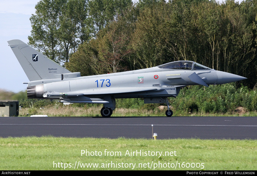 Aircraft Photo of MM7306 | Eurofighter EF-2000 Typhoon S | Italy - Air Force | AirHistory.net #160005