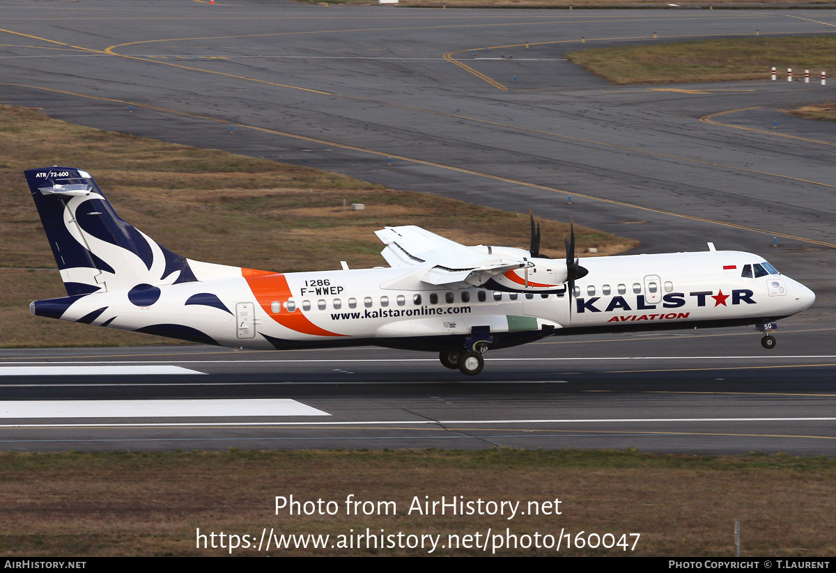 Aircraft Photo of F-WWEP | ATR ATR-72-600 (ATR-72-212A) | KalStar Aviation | AirHistory.net #160047