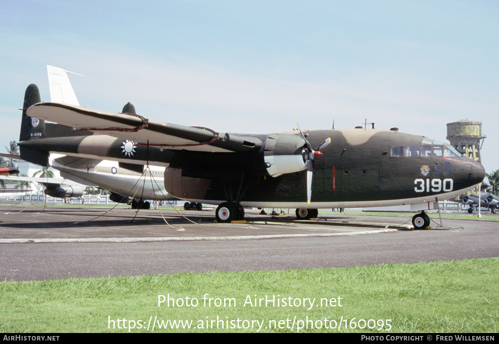 Aircraft Photo of 3190 | Fairchild C-119L Flying Boxcar | Taiwan - Air Force | AirHistory.net #160095