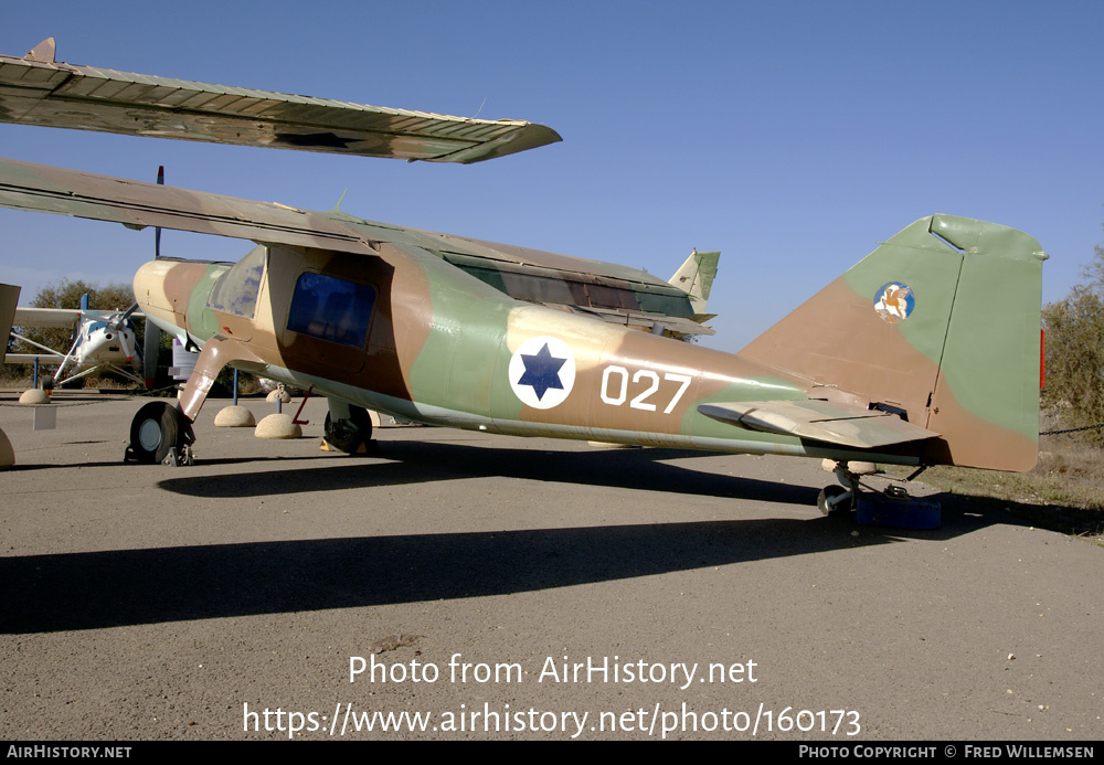 Aircraft Photo of 027 | Dornier Do-27Q-1 Dror | Israel - Air Force | AirHistory.net #160173