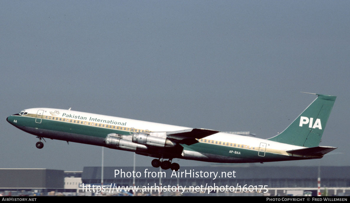 Aircraft Photo of AP-BAA | Boeing 707-351B | Pakistan International Airlines - PIA | AirHistory.net #160175