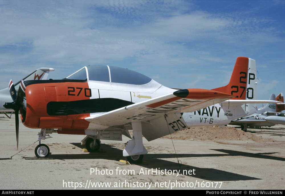 Aircraft Photo of 140481 | North American T-28C Trojan | USA - Navy | AirHistory.net #160177