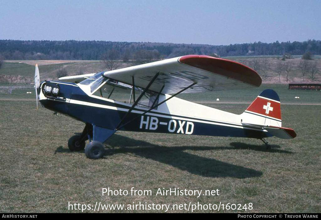 Aircraft Photo Of Hb Oxd Piper L 4 Cub J 3c Airhistory Net