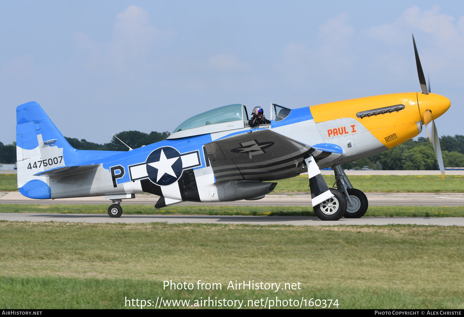 Aircraft Photo of N3451D / 4475007 | Cavalier F-51D Mustang | USA - Air Force | AirHistory.net #160374