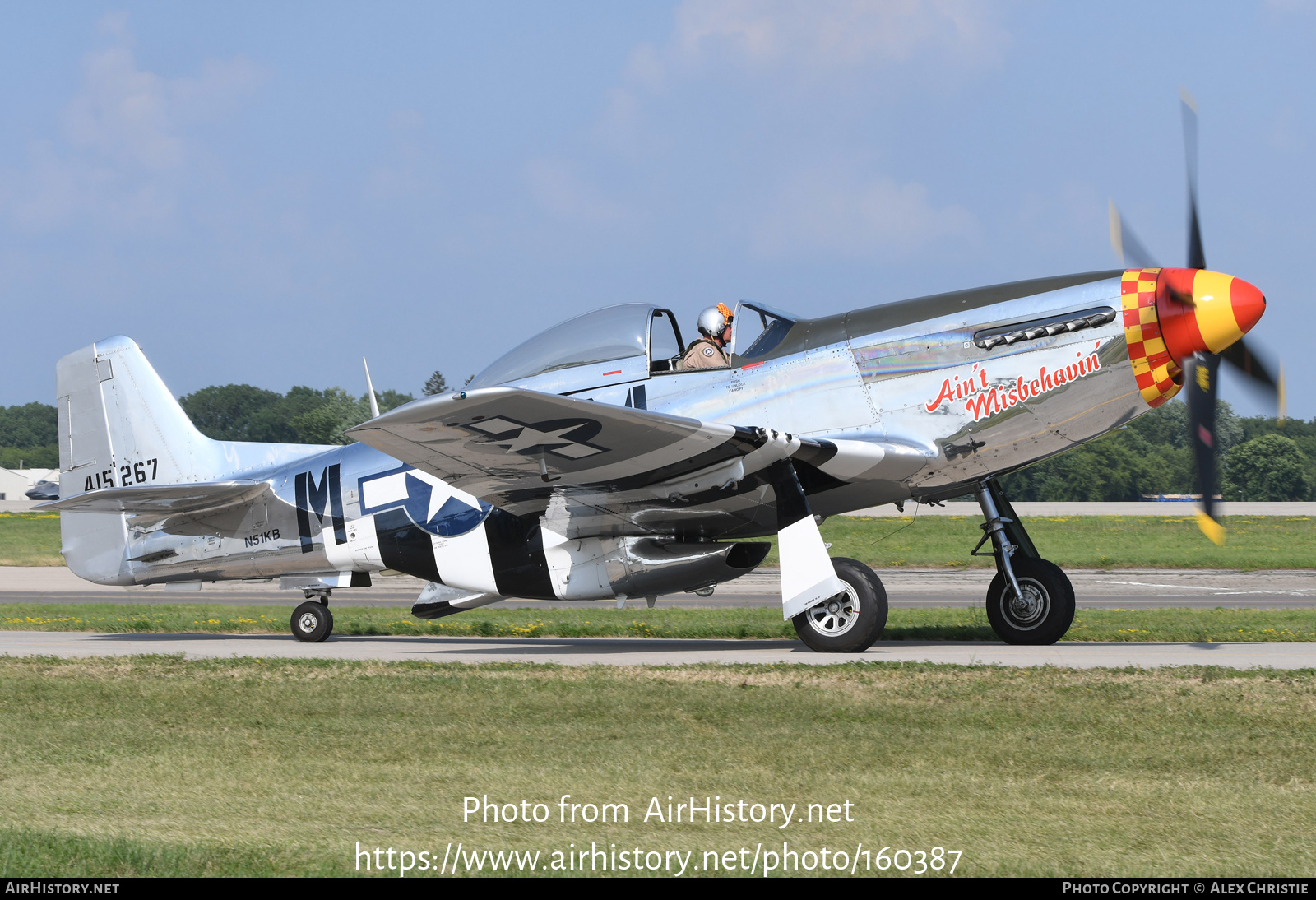 Aircraft Photo of N51KB / 415267 | North American P-51D Mustang | USA - Air Force | AirHistory.net #160387