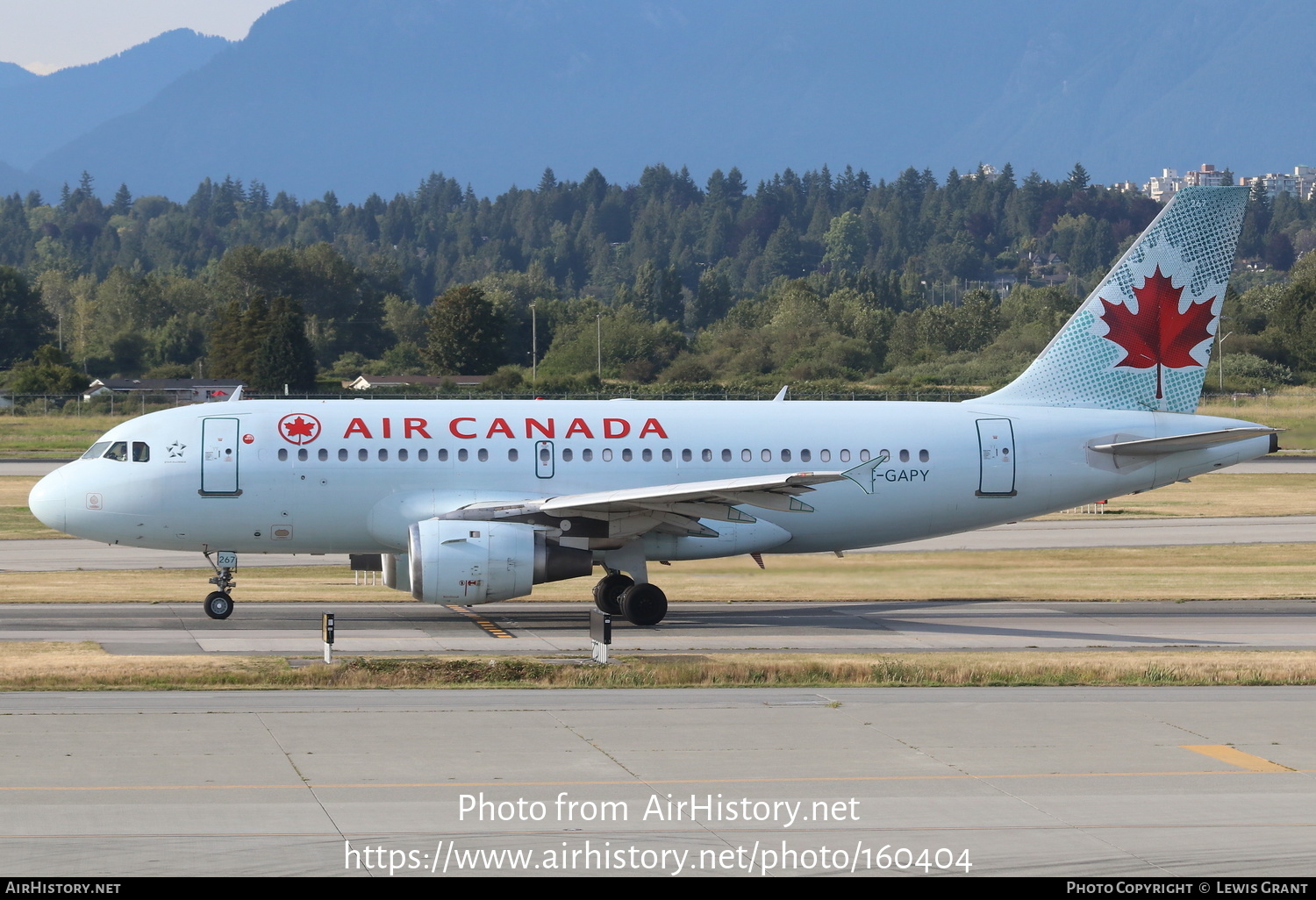 Aircraft Photo of C-GAPY | Airbus A319-114 | Air Canada | AirHistory.net #160404