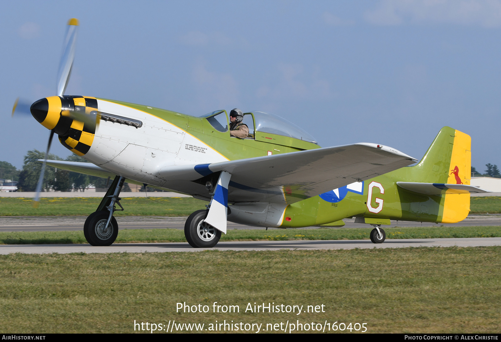 Aircraft Photo of N6306T | North American P-51D Mustang | USA - Air Force | AirHistory.net #160405