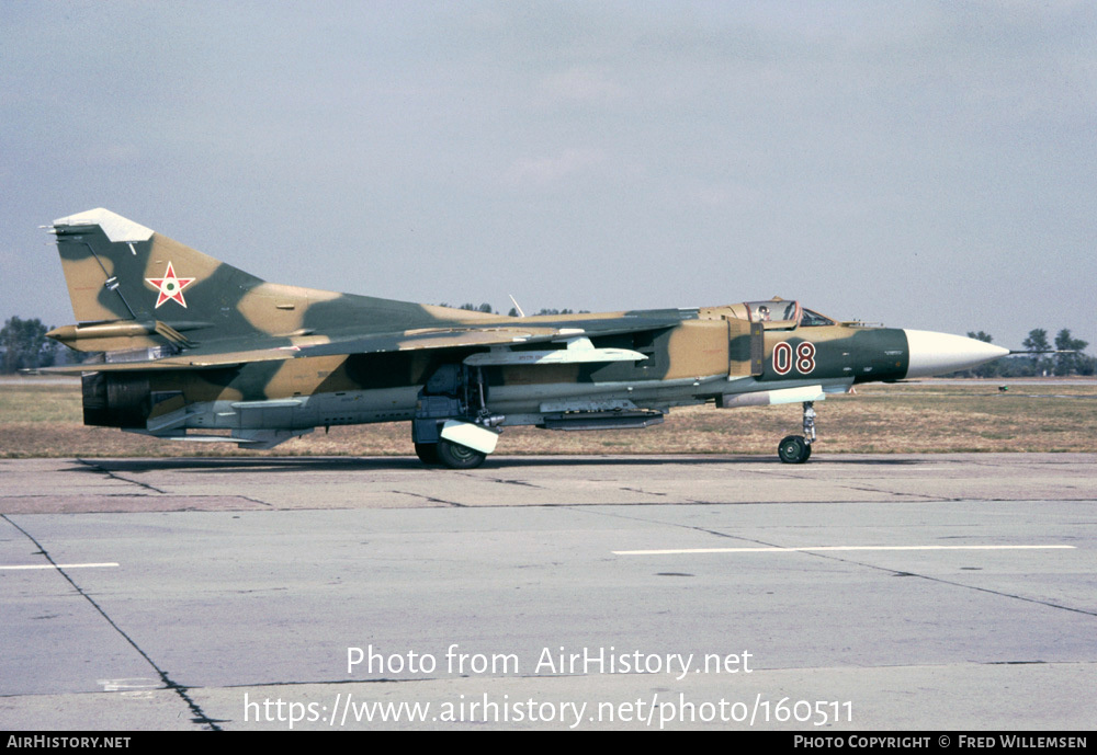 Aircraft Photo of 08 | Mikoyan-Gurevich MiG-23MF | Hungary - Air Force | AirHistory.net #160511