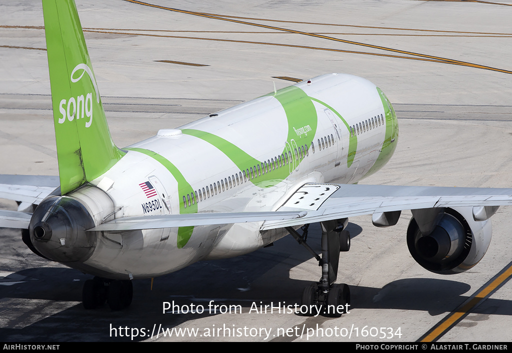 Aircraft Photo of N695DL | Boeing 757-232 | Song | AirHistory.net #160534