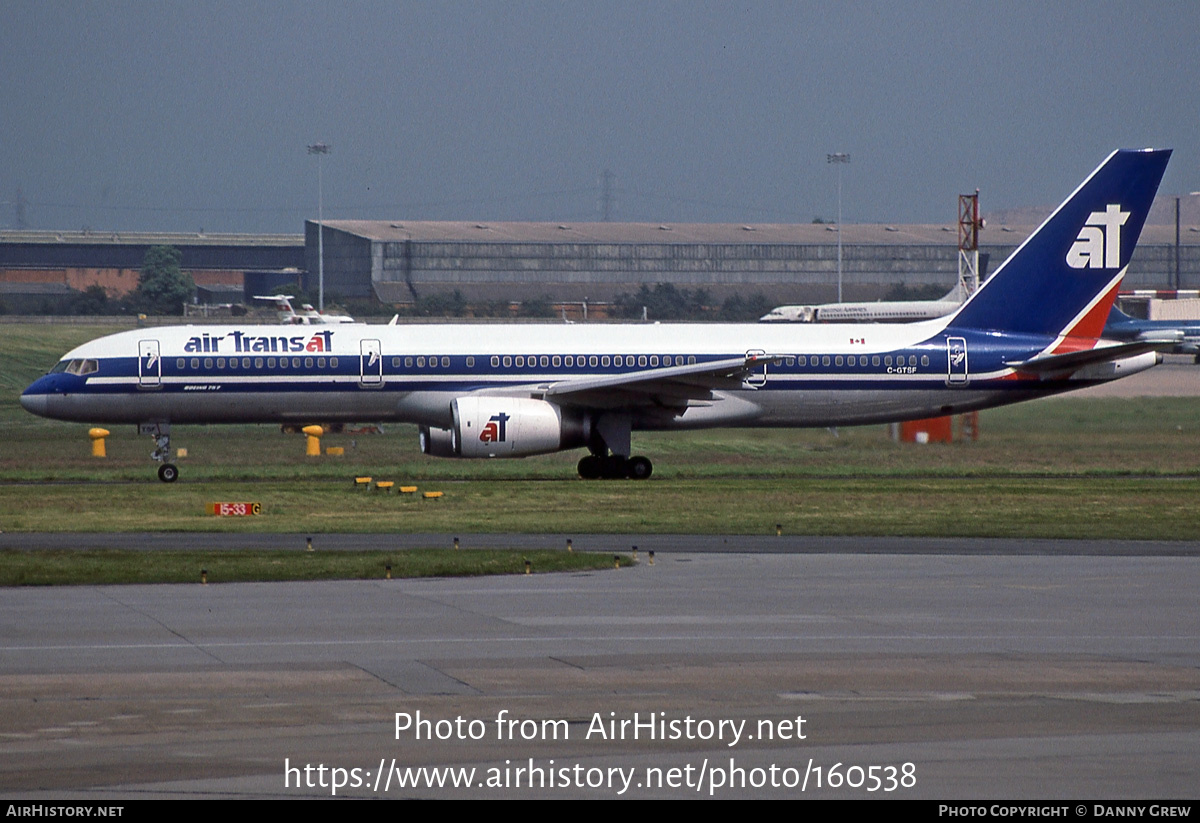 Aircraft Photo of C-GTSF | Boeing 757-23A | Air Transat | AirHistory.net #160538