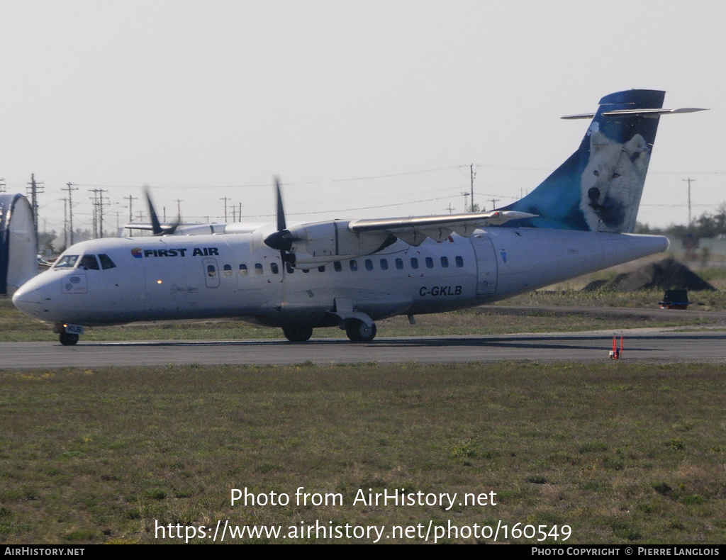 Aircraft Photo of C-GKLB | ATR ATR-42-300 | First Air | AirHistory.net #160549