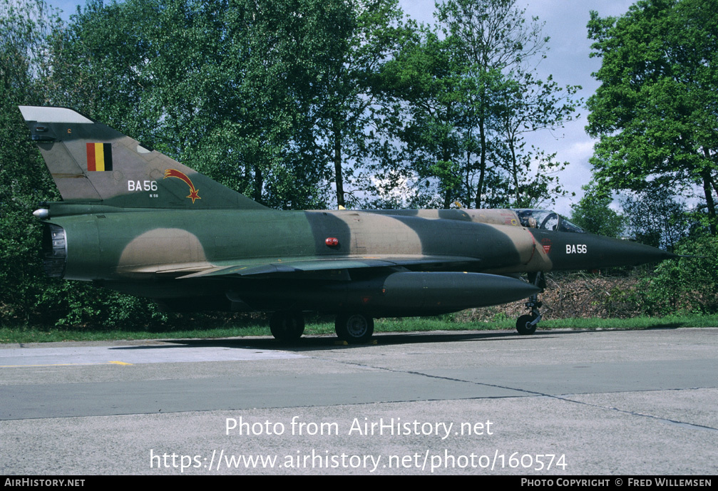 Aircraft Photo of BA56 | Dassault Mirage 5BA | Belgium - Air Force | AirHistory.net #160574