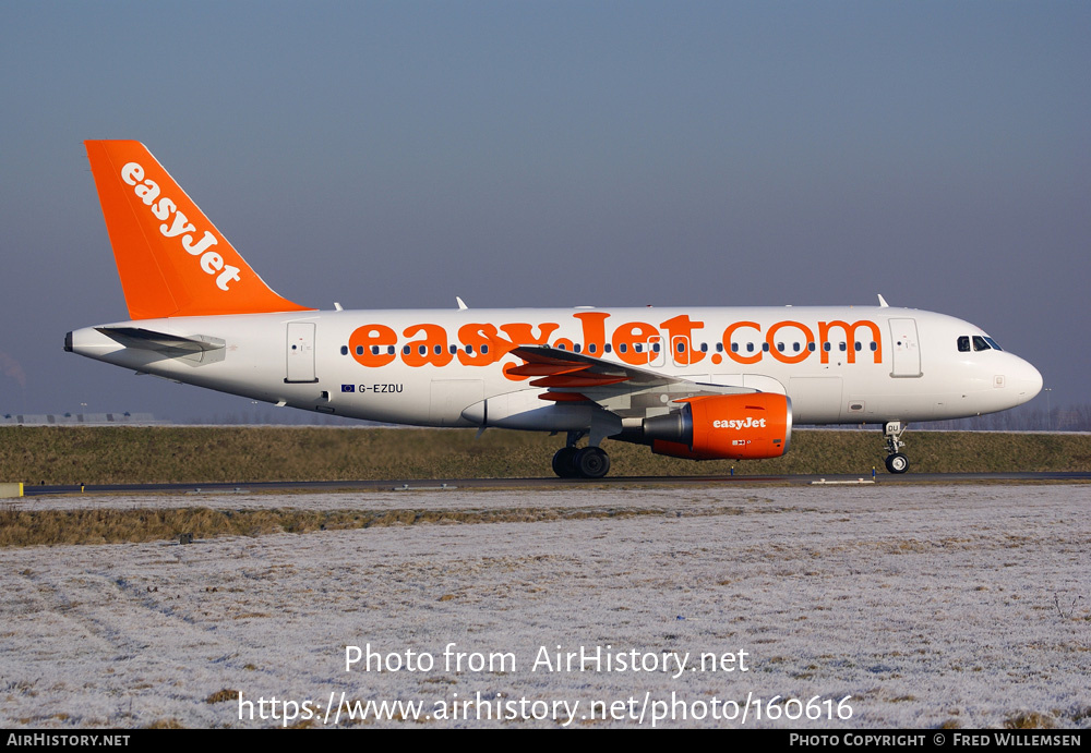 Aircraft Photo of G-EZDU | Airbus A319-111 | EasyJet | AirHistory.net #160616