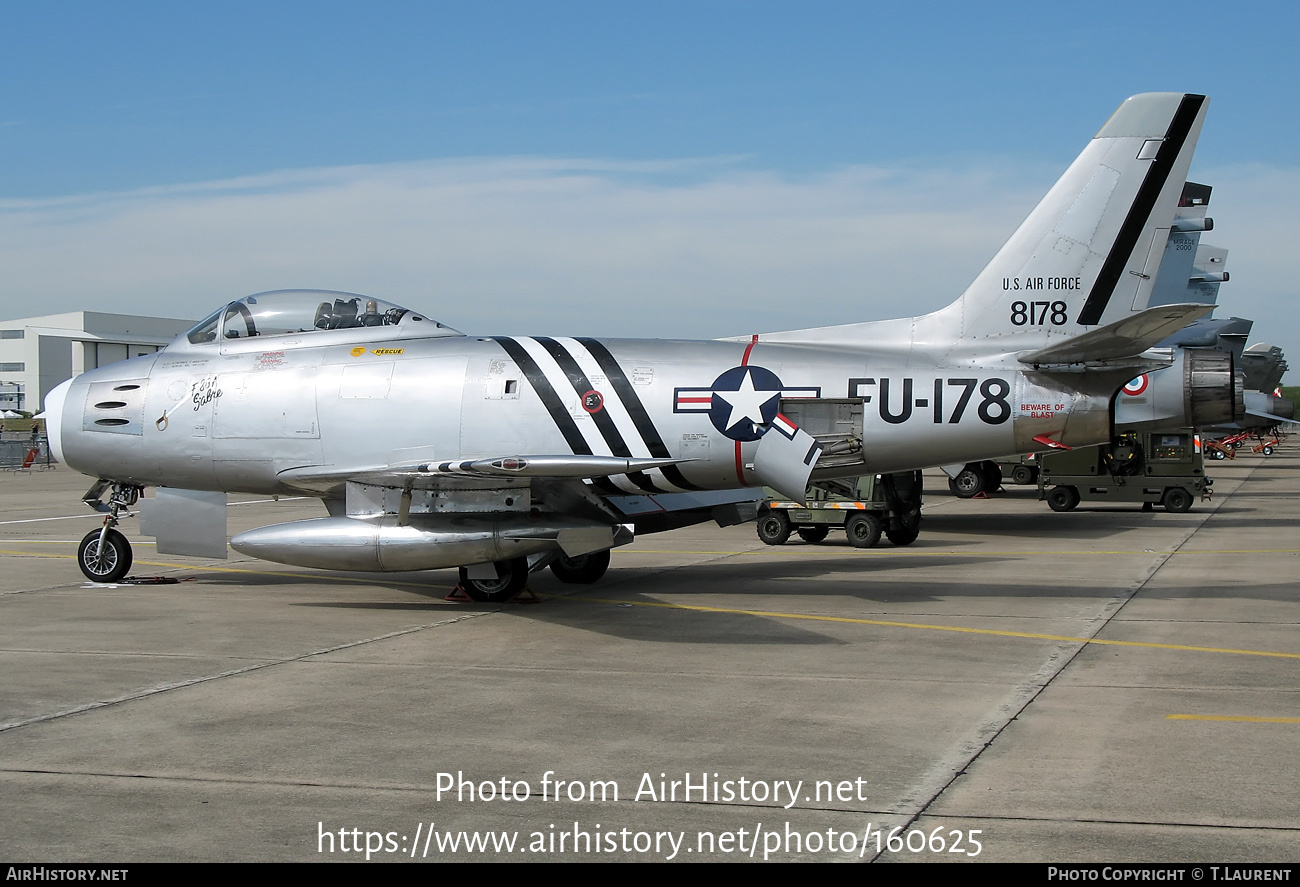 Aircraft Photo of G-SABR / 8178 | North American F-86A Sabre | USA - Air Force | AirHistory.net #160625