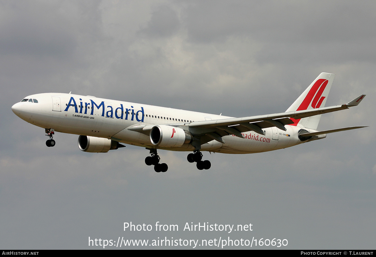 Aircraft Photo of EC-IYN | Airbus A330-202 | Air Madrid | AirHistory.net #160630