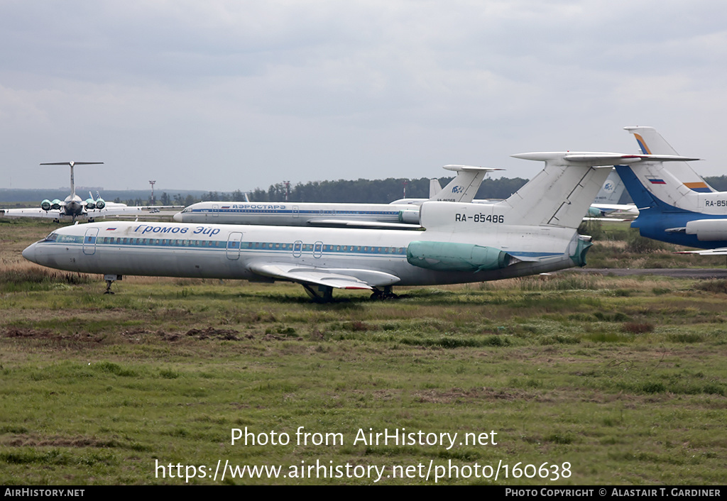 Aircraft Photo of RA-85486 | Tupolev Tu-154B-2 | Gromov Air | AirHistory.net #160638